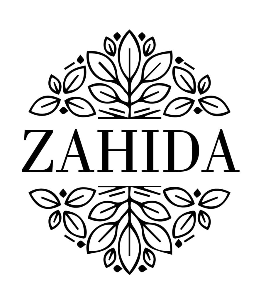 Zahida black white logo 01